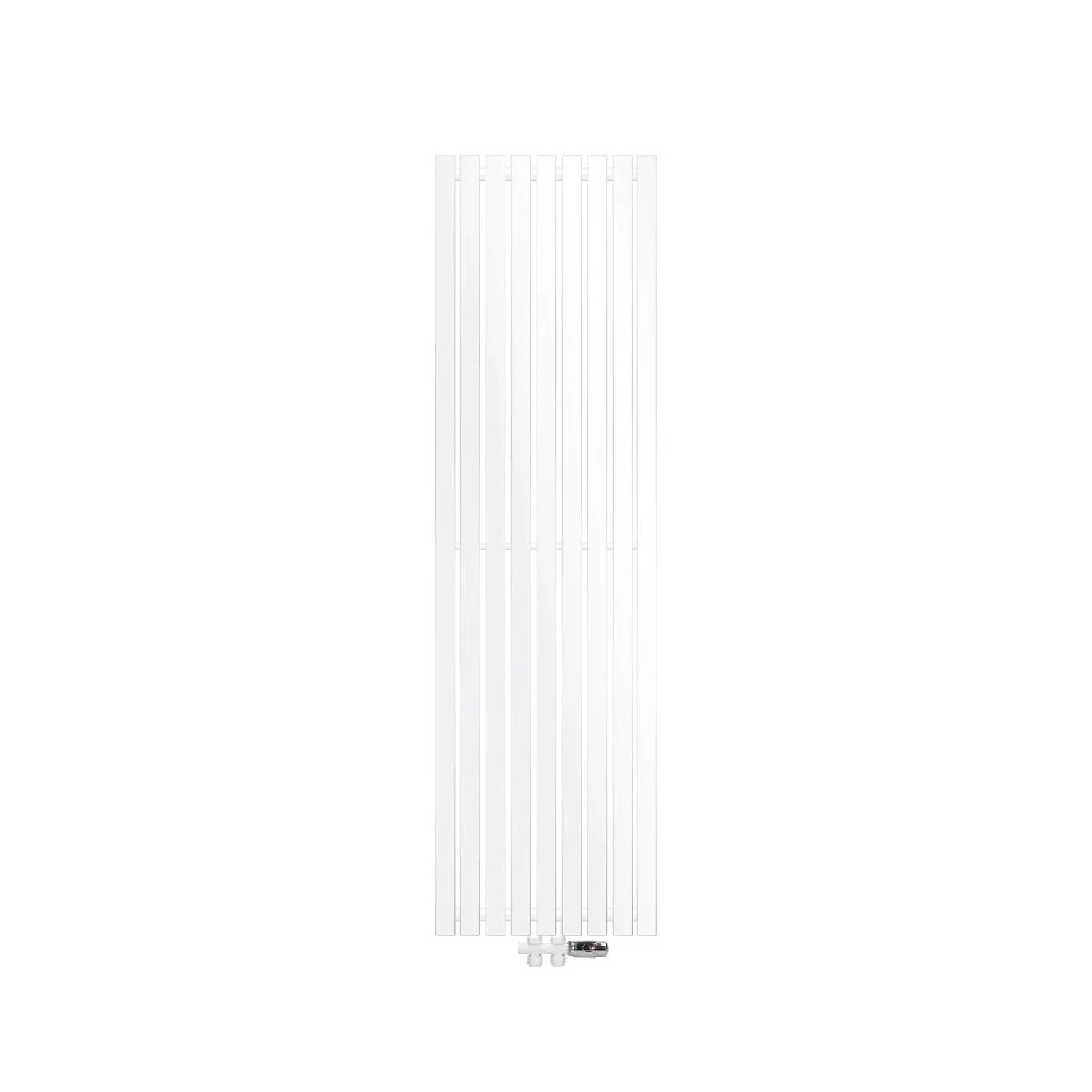 LuxeBath Badheizkörper 480x1600mm Weiß Mittel mit Durchgang