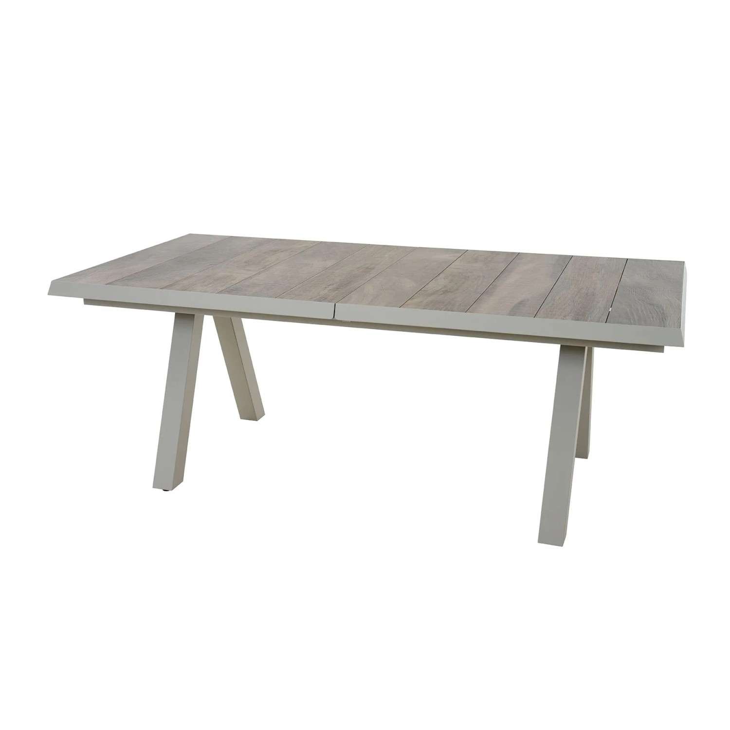 Siena Garden Gartentisch ausziehbar Keramik Washed Grey 100 cm x 200 cm