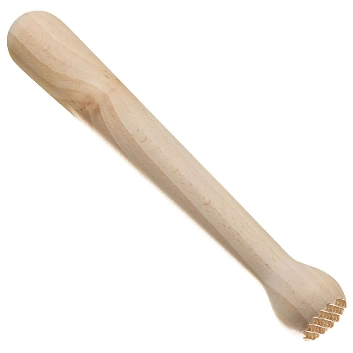 Ich-Zapfe Caipirinha Stößel Glatt 20,5 cm Massives Buchenholz Beige