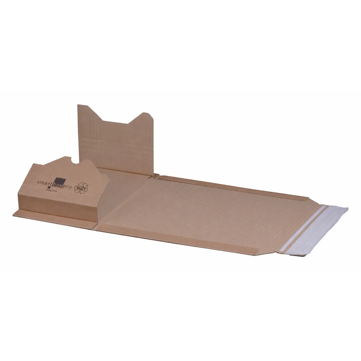 PROREGAL Mega Deal 25x Universalverpackung A5 LxBxH 219x157x54mm mit Selbstklebeverschluss & Aufreißfaden Variable Höhe Braun Wickelverpackung