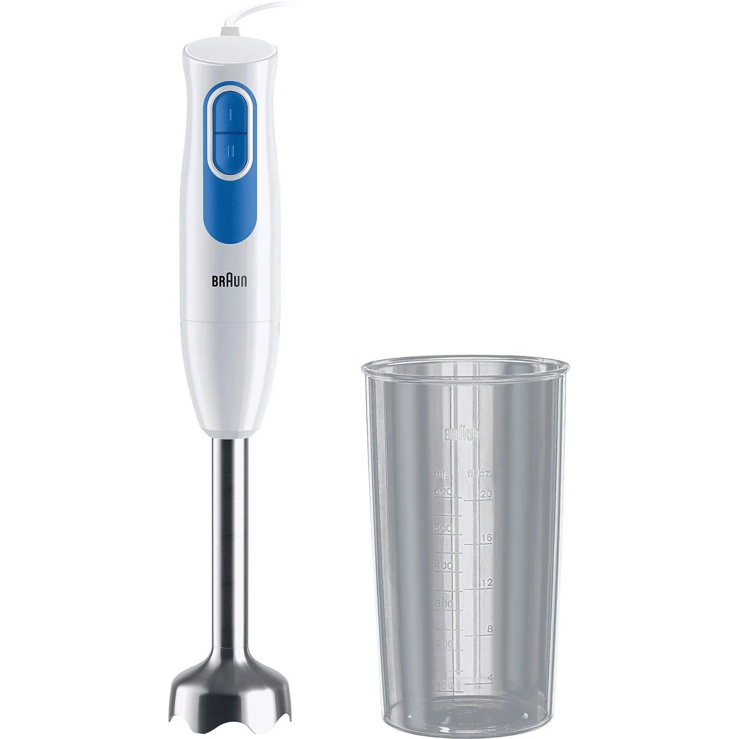 Braun MultiQuick 2 MQ 20.001M Stabmixer Weiß