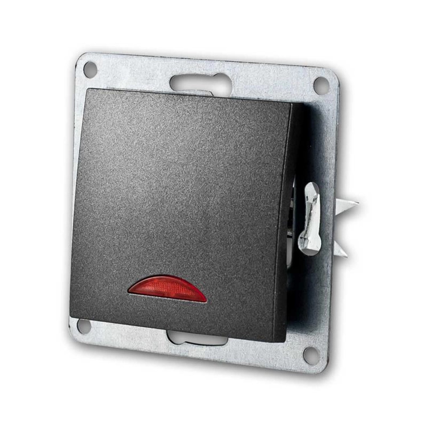 McPower FLAIR Schalter Anthrazit 250V10A Kontroll Leuchte