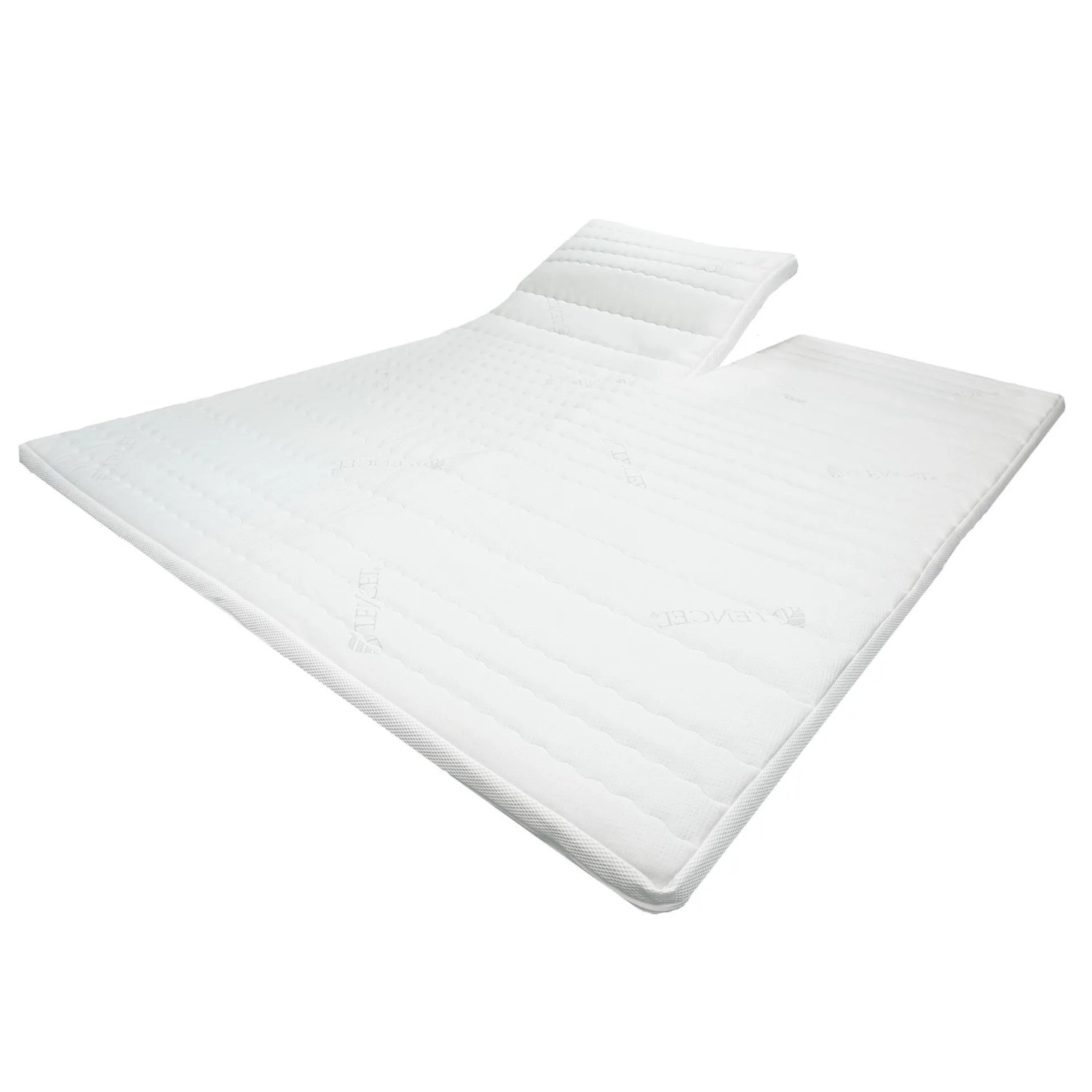 AM Qualitätsmatratzen Premium Split Gel Topper RG50 Made in Germany mit Lyocell Bezug & Anti-Rutsch 200x200cm