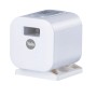 Weißes Yale Möbelschloss Smart Cabinet Lock mit Bluetooth für Schränke und Schubladen.
