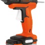 Black+Decker Akku-Heißklebepistole BDCGG12N, 12V, orange-schwarz. Ideal für Bastelarbeiten.