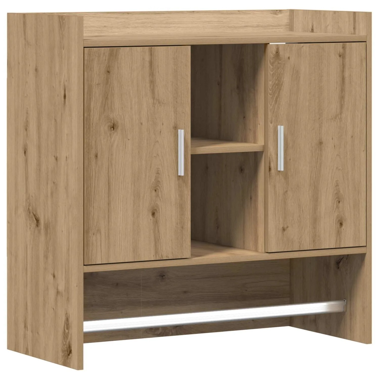vidaXL Wandregal Wandhalterung Artisan-Eiche 80 x 36 x 80 cm 8011378
