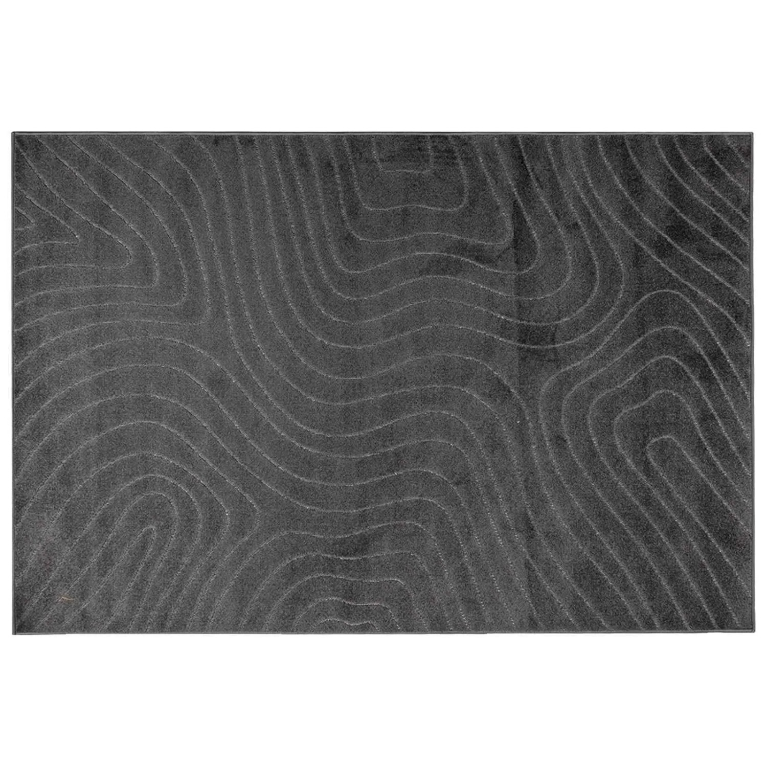 vidaXL Bereichsteppiche PALMERAS Anthrazit 200 x 140 cm Polyester 42022664
