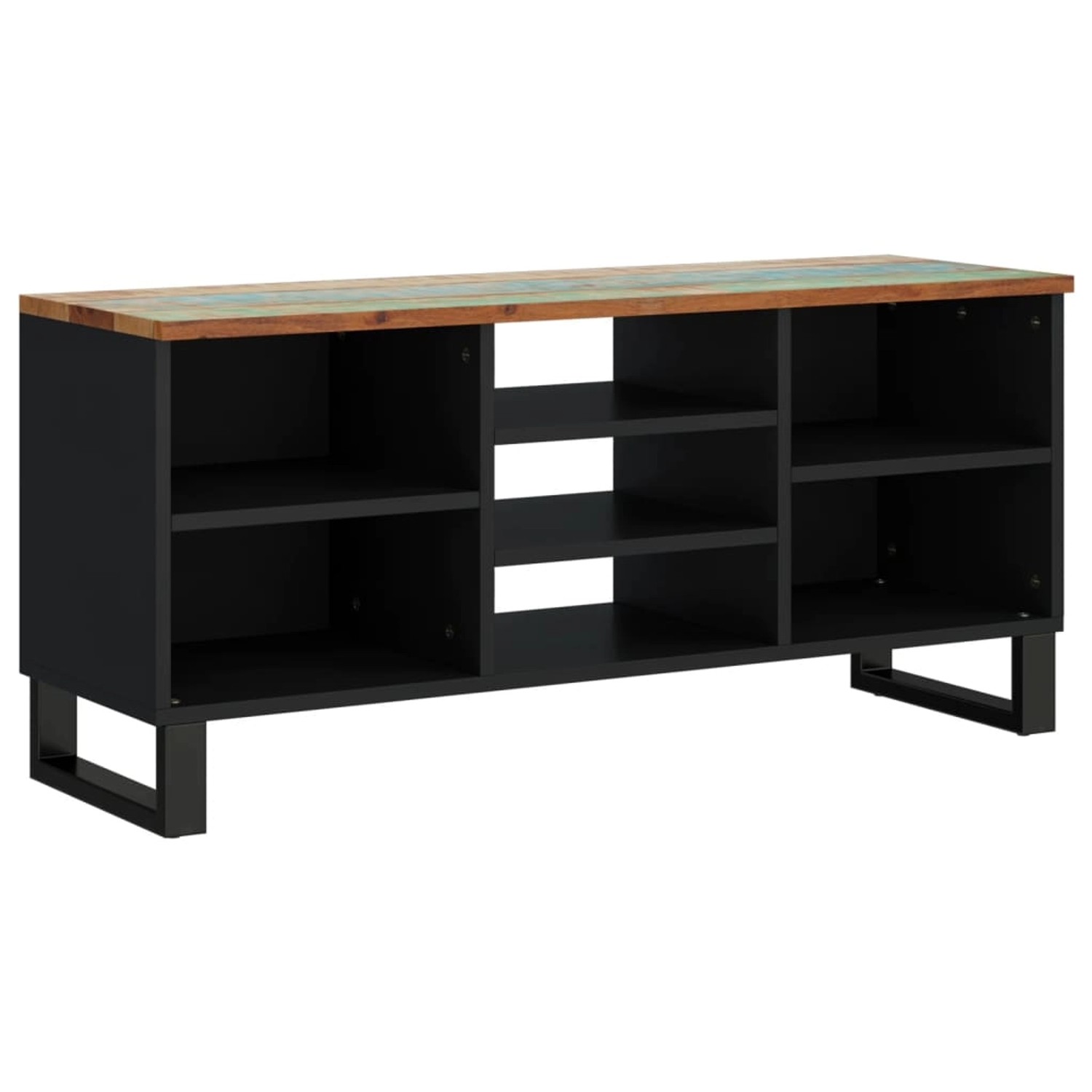 Vidaxl Tv-schrank 100x33x46 Cm Altholz Massiv & Holzwerkstoff günstig online kaufen