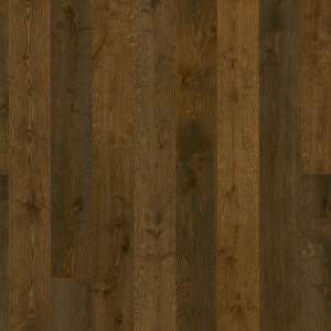 Parador Parkett Classic 3060 Rustikal Eiche Brunello Braun, Holzboden in dunkler Landhausdielenoptik.