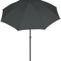 Siena Garden Marktschirm City, Ø 180 cm, Grau. Sonnenschirm mit Schieber.