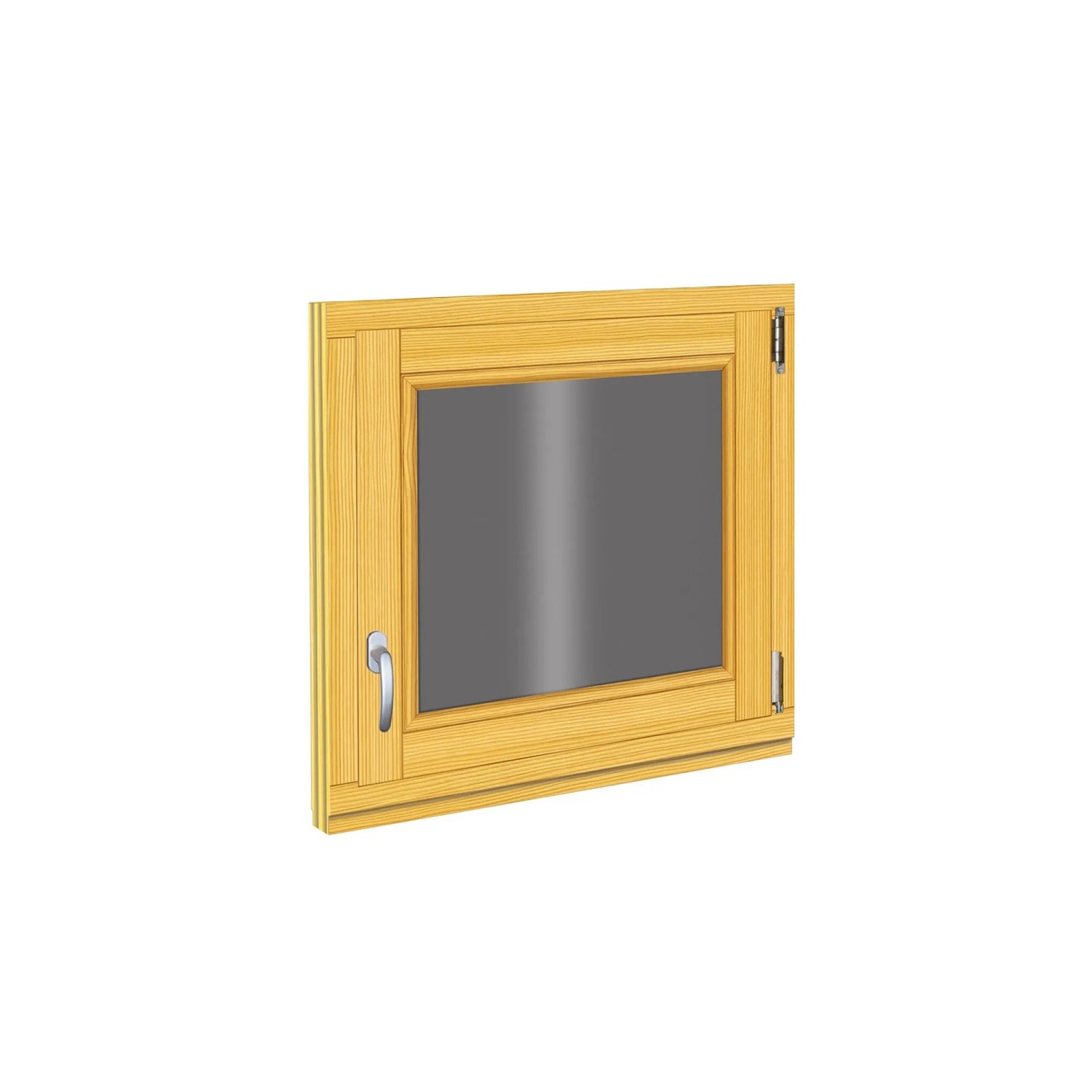 Roro Holzfenster Fichte 68 cm x 68 cm DIN R günstig online kaufen