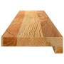 vidaXL Fensterbänke 2 Stk Hellbraun 100x15x2 cm Massivholz Eiche 4009128_5