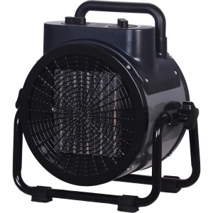 Keramik-Heizlüfter Sanda 3.000 W, tragbarer Elektroheizer mit Tragegriff und Thermostat.