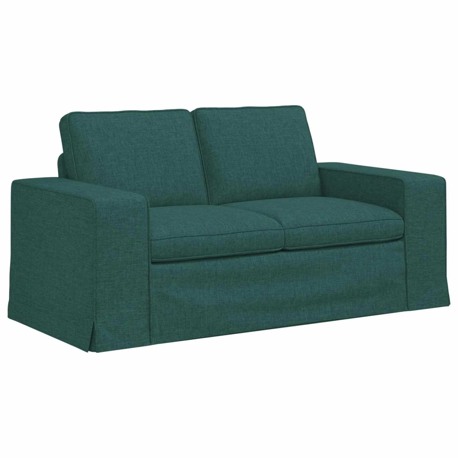 vidaXL Sofa Dunkelgrün 162 x 80 x 82 cm Stoff 42024386