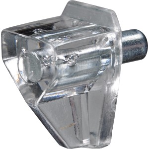 Hettich Bodenträger Safety, transparent, für Regalböden, 20 Stück