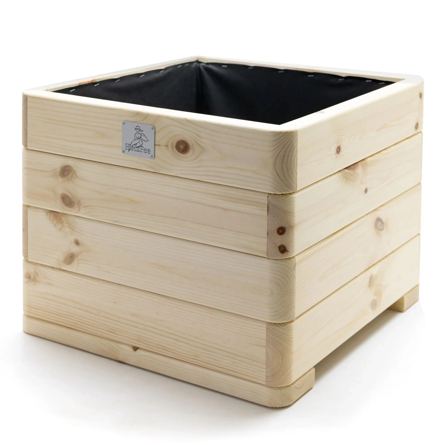 HolzFee Premium Pflanzkasten Dona 50 x 50 x 39 cm Holz Massiv