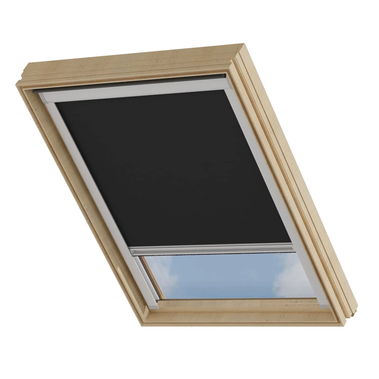 Cocoon Home Concepts Dachfensterrollo Kompatibel mit Velux-Größe FK06 Schwarz