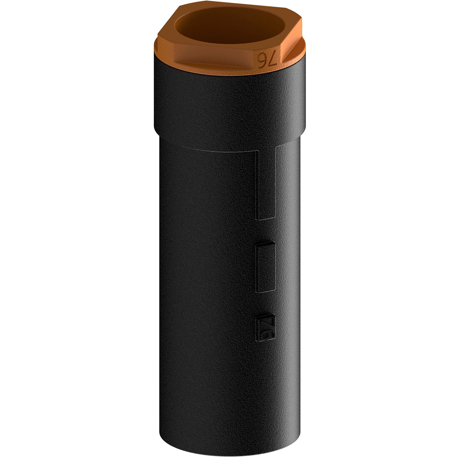 Schake Bodenhülse Rohrpfosten Ø 76 mm x 300 mm Lang Grauguss