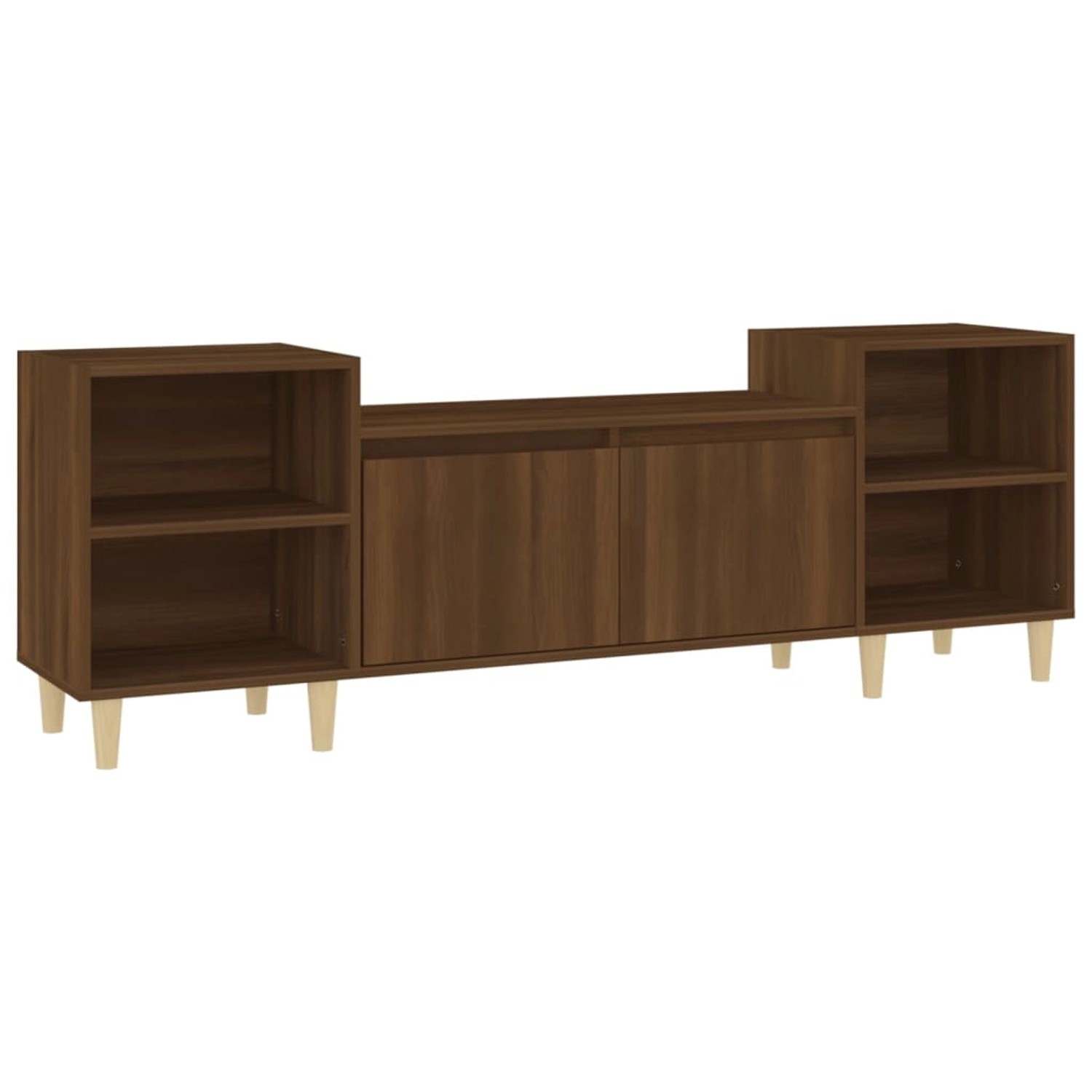 Vidaxl Tv-schrank Braun Eichen-optik 160x35x55 Cm Holzwerkstoff günstig online kaufen