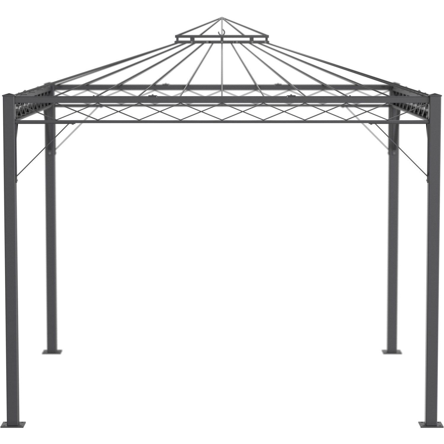 Eleo Pavillon Trento 269 cm x 308 cm x 308 cm Pulverbeschichtet DB703