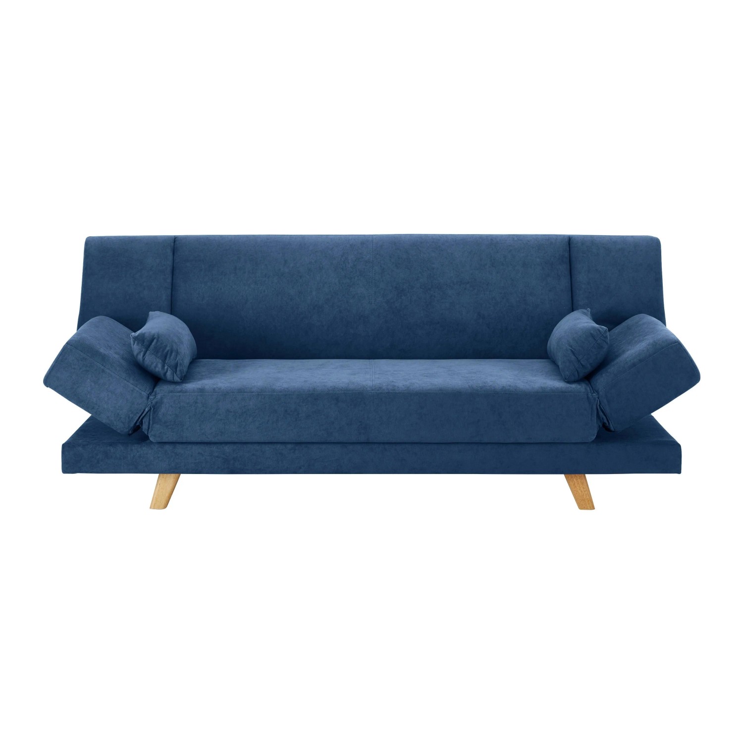 Bessagi Home Schlafsofa Funky Blau Webstoff