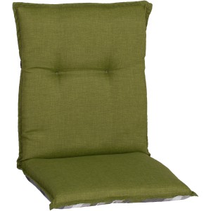 Beo Niedriglehner Saumkissen Tirana Turin, 100x46x8 cm, grau-grün kariert.