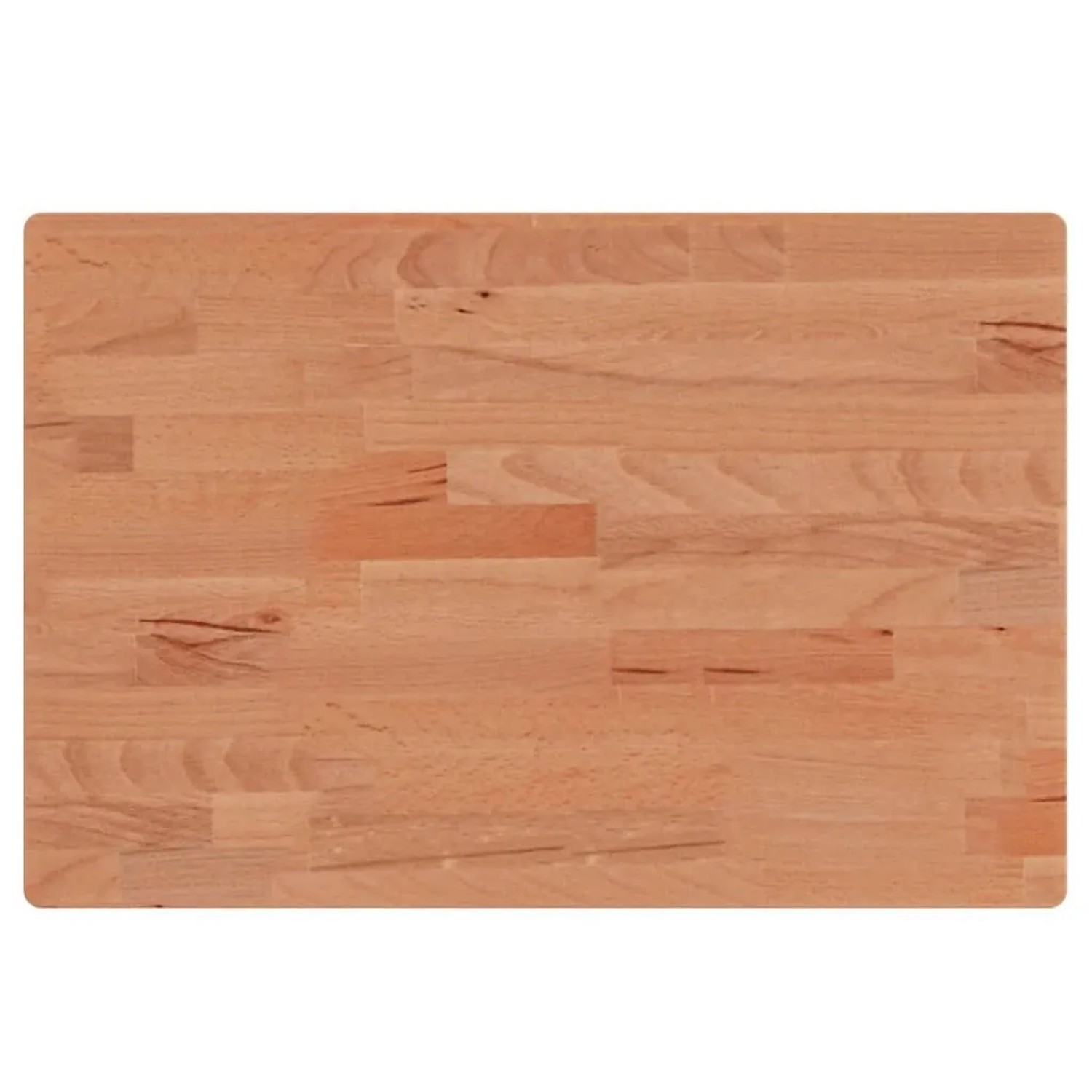 vidaXL Tischplatte 60x40x1,5 cm Rechteckig Massivholz Buche 3188891