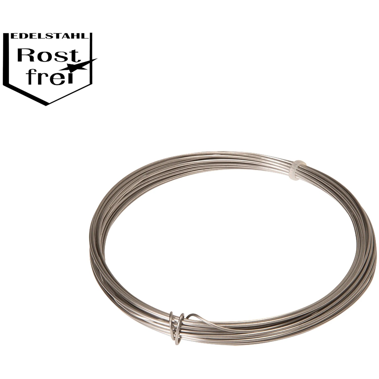 Conacord Stahldraht V2A Stahl Rostfrei Ø 0,6 mm Länge 17 m