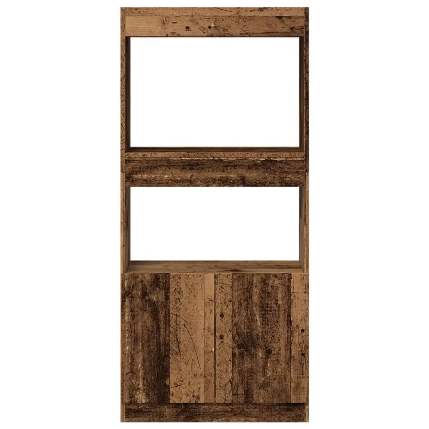vidaXL Highboard Altholz-Optik 63x33x140 cm Holzwerkstoff 855113_5