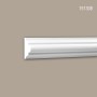 Weiße PROFHOME Wand- und Friesleiste (4,1x2 cm) im 24er Set (48 m) für Innen- und Außenbereich.