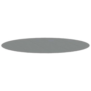 vidaXL Pool-Bodentuch Hellgrau Ø550 cm Polyester Geotextil 94222