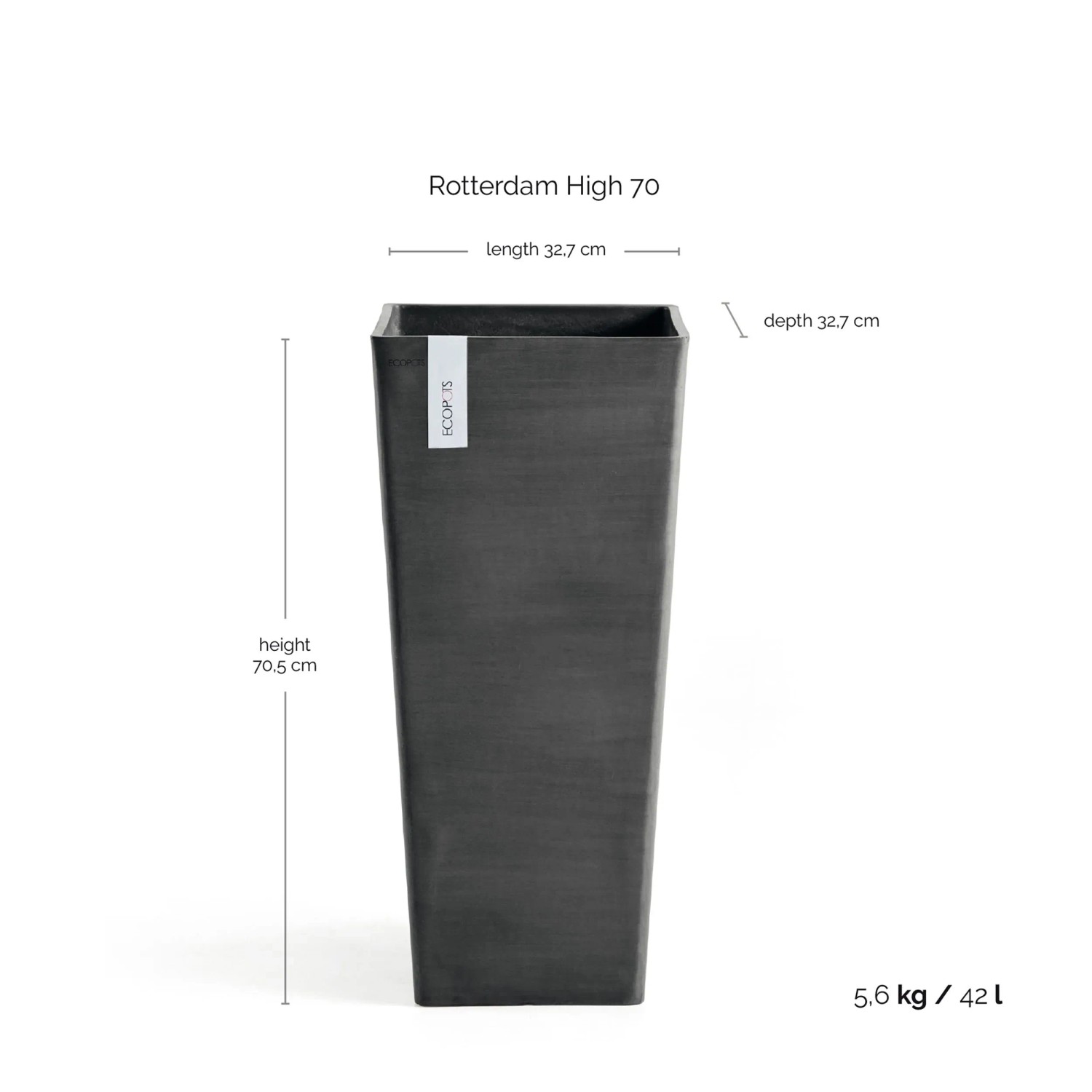 rankgitter blumenkasten Pflanzkbel mit Rankgitter aus verzinktem Stahl  CUBY 150  40  40 cm