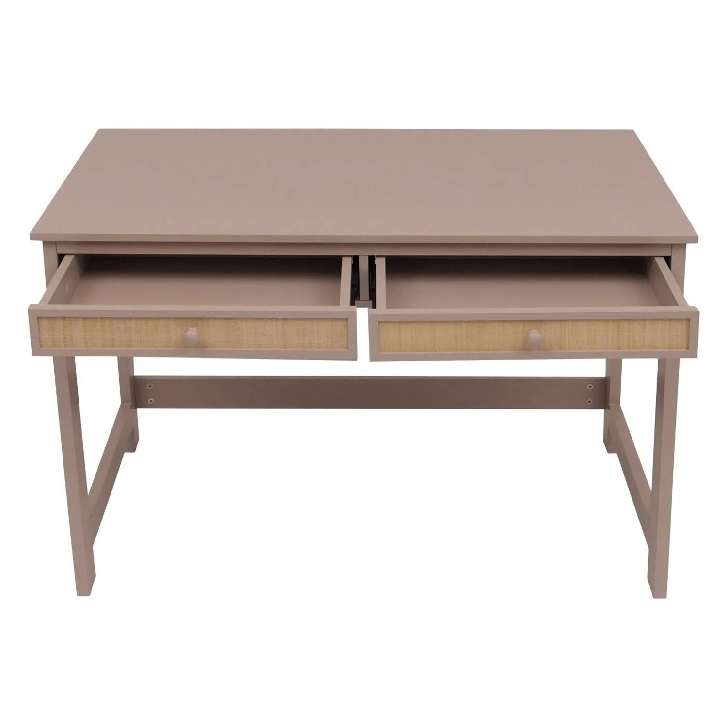 Proregal Schreibtisch HxBxT 78x110x60 cm Schublade Holz Helltaupe Bürotisch Laptoptisch Arbeitstisch_7