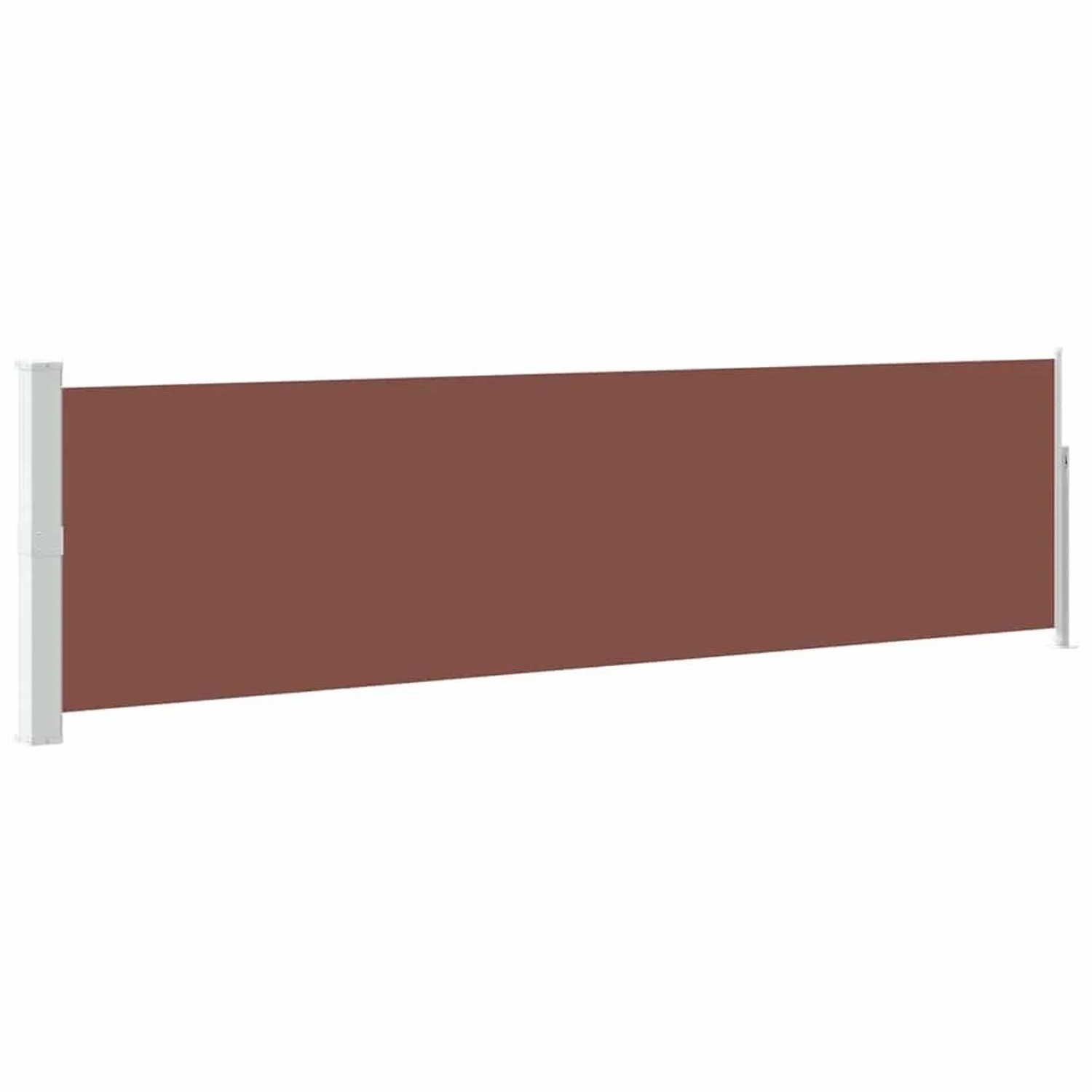 vidaXL Ausziehbare Seitenmarkise 140×500 cm Braun 48399