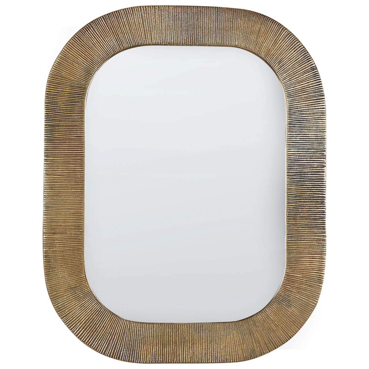 Beliani Wandspiegel SANKOSZ Gold 8x54x68