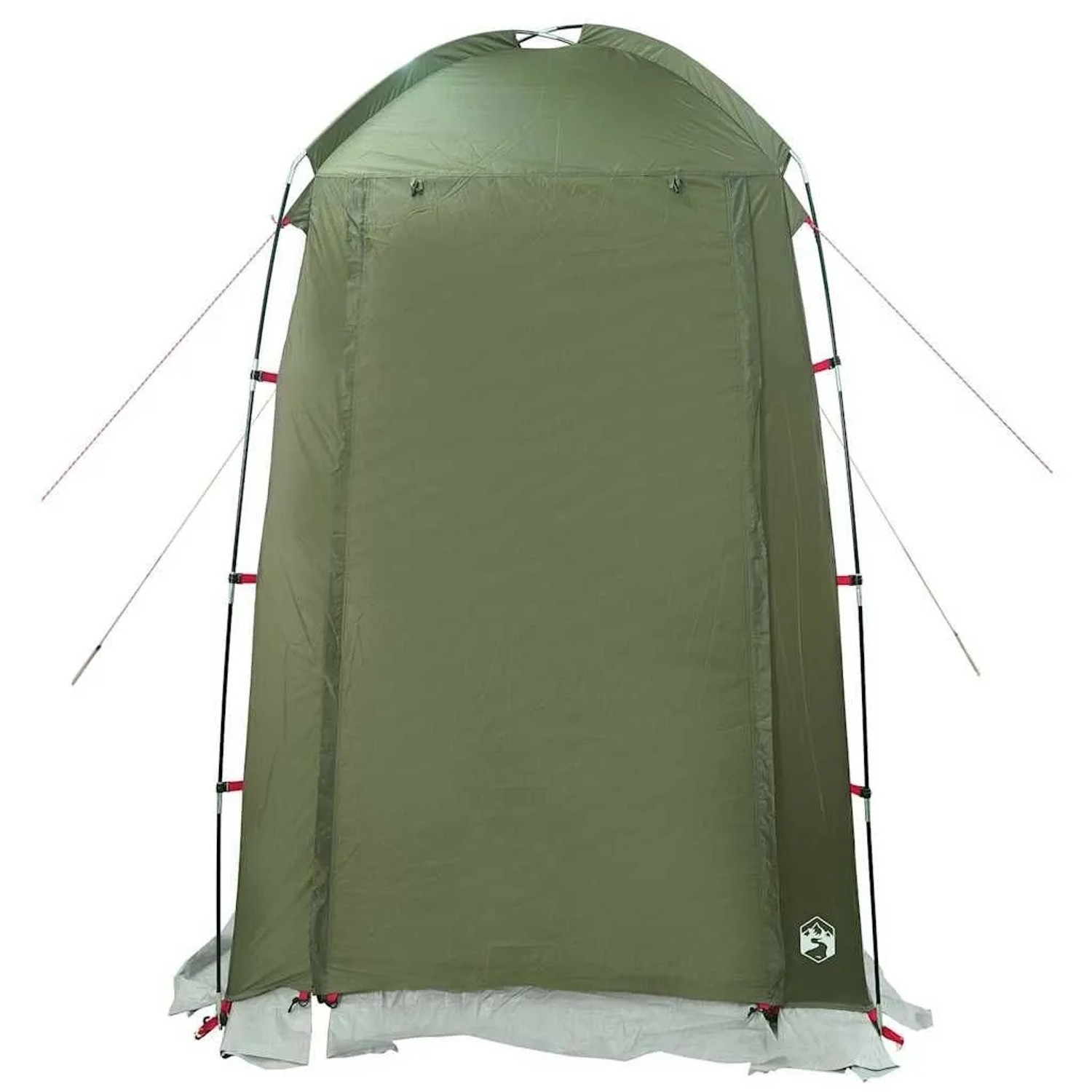 Olivgrünes Duschzelt aus wasserfestem Polyester. Ideal für Camping, als Umkleidekabine oder Sichtschutz.