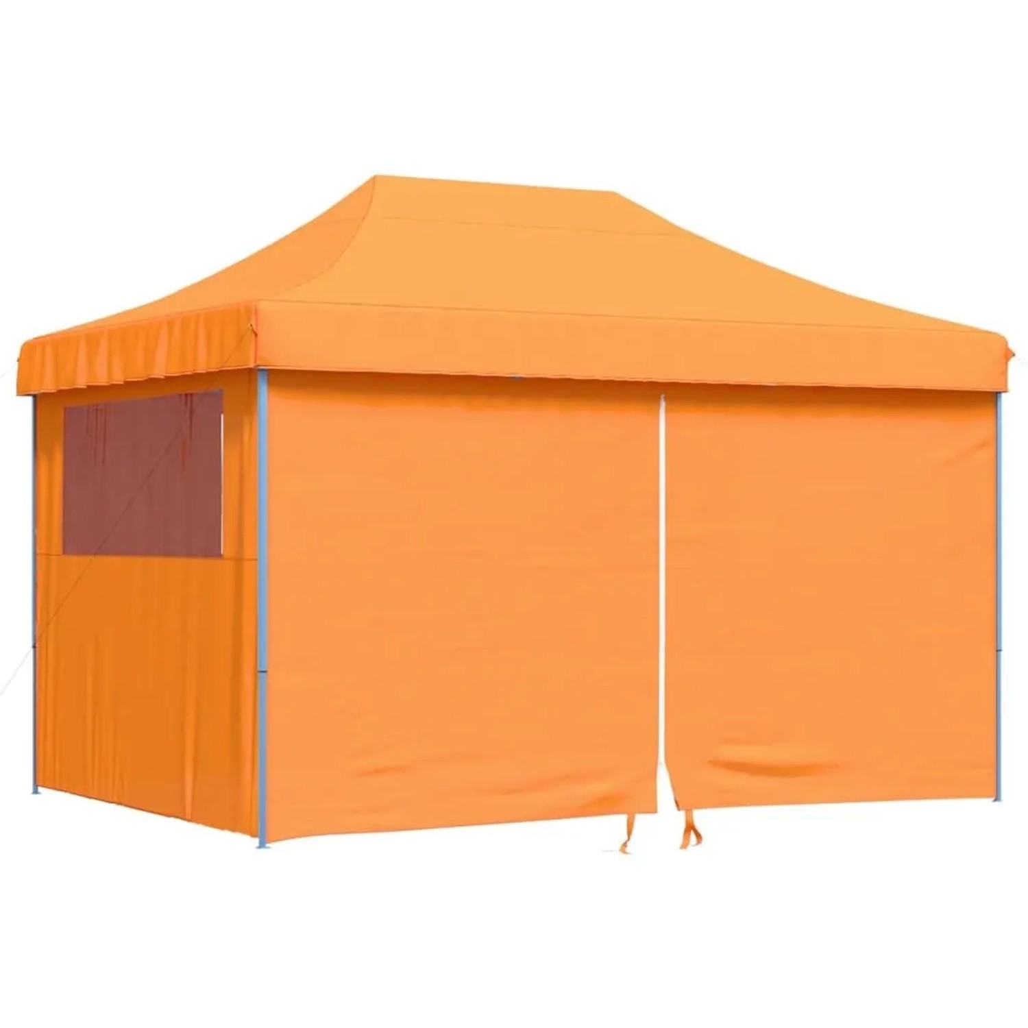 vidaXL Partyzelt Faltbar Pop-Up mit 4 Seitenteilen Orange 4005025