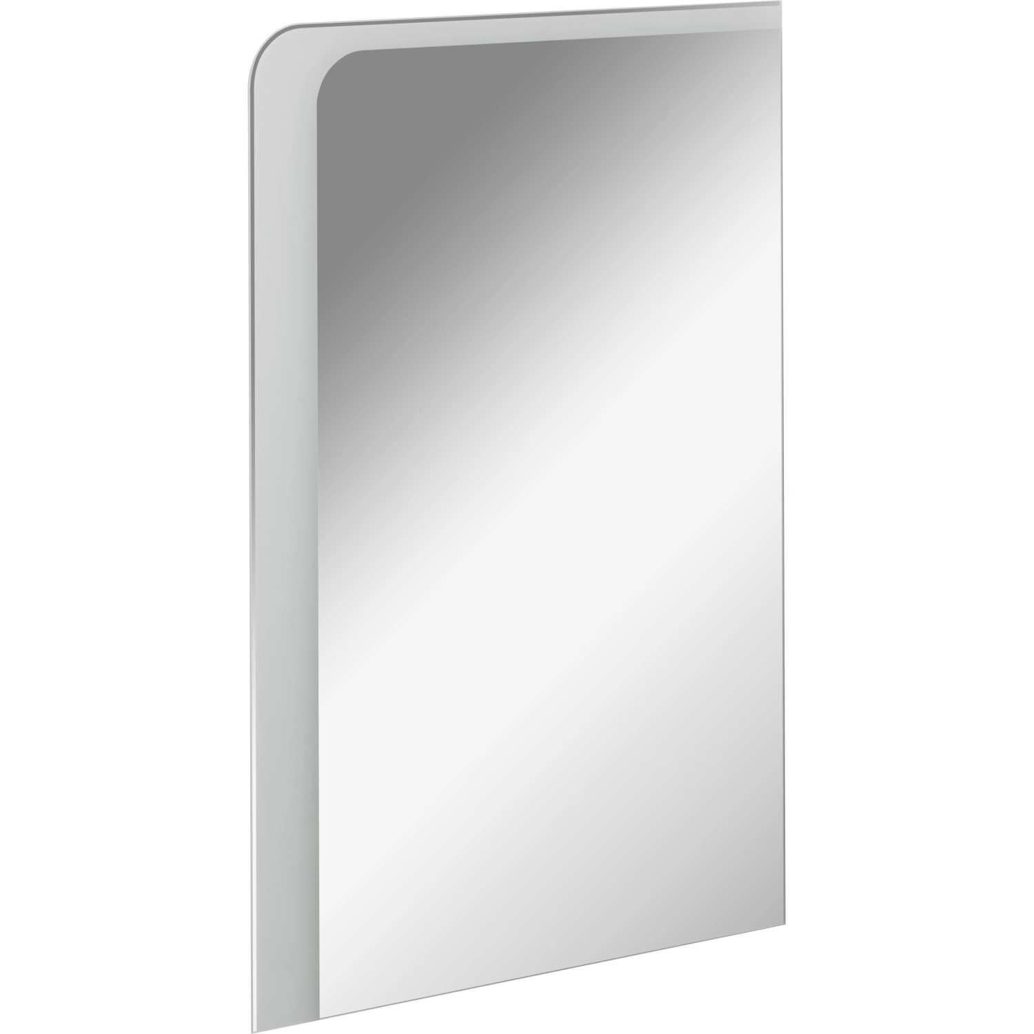 Fackelmann Spiegel Milano mit LED-Beleuchtung, 55 cm breit, für Badezimmer.