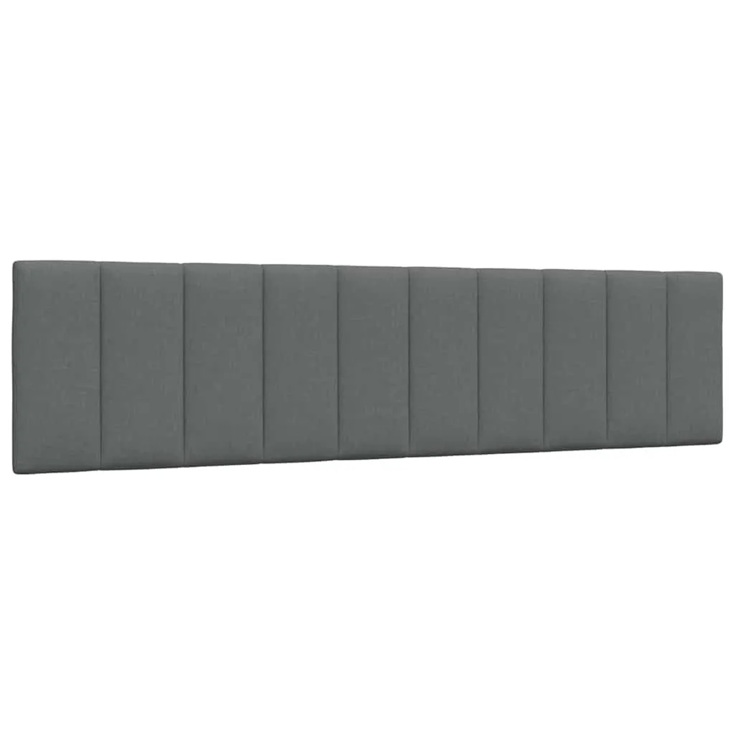 vidaXL Kopfteil-Kissen Hanko Dunkelgrau 200 cm Stoff 4019185