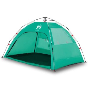 vidaXL Strandzelt 2 Personen Seegrün Quick Release Wasserdicht 4005303