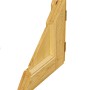 Holz-Nebeneingangstür NET 501 Fichte Natur, Detailansicht der Türkonstruktion.