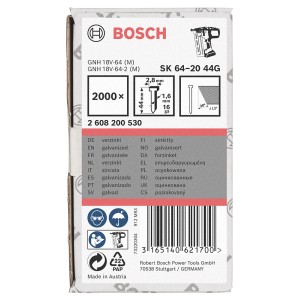 Bosch Stauchkopfnagel SK64-20 44G 44 mm Verzinkt 2000 Stück