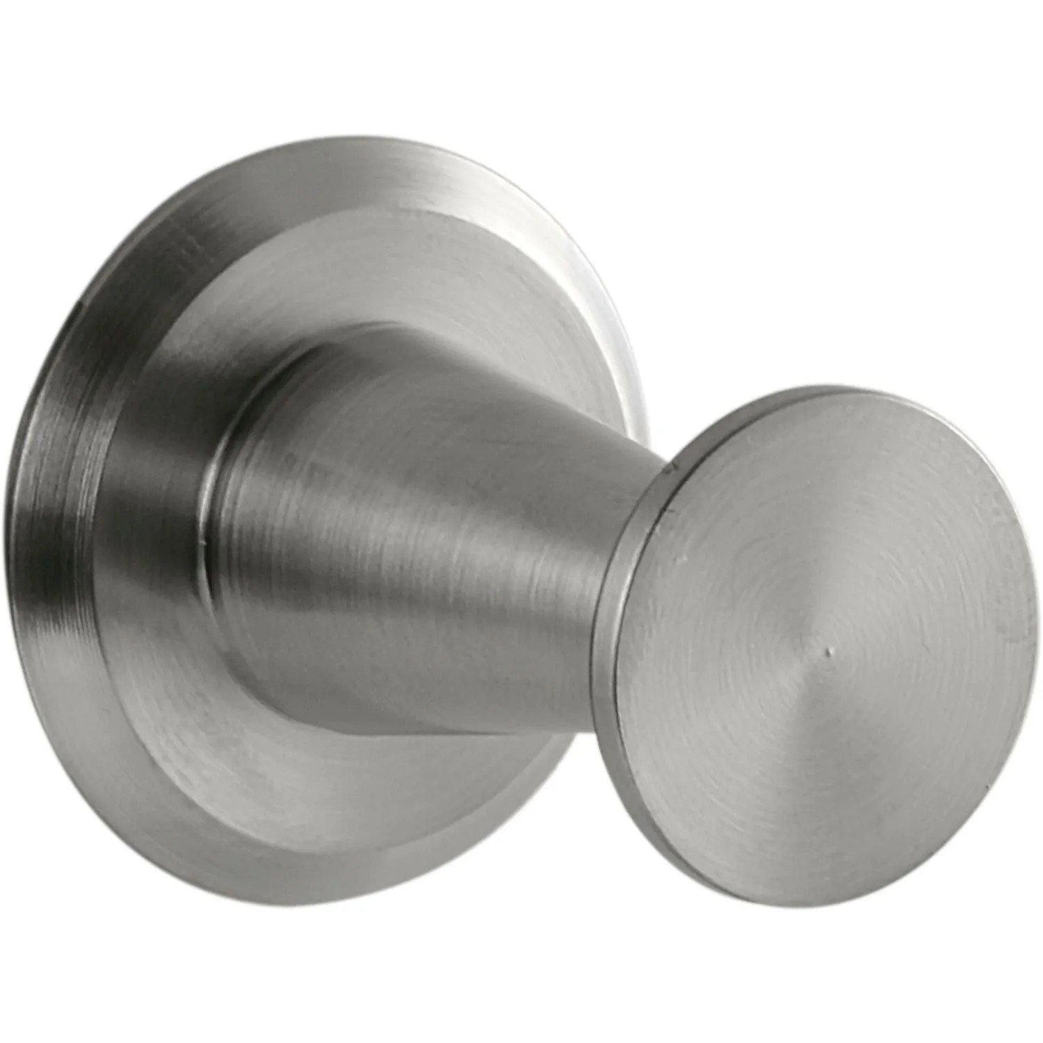 Simausrom Mantelhaken Medellot Platte Ø 30 mm Tiefe 33 mm Alu Vernickelt Glänzend