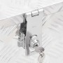 DELUKE Aluminiumbox Mit Deckel Abschließbar Alubox Deichselbox Alu Anhängerbox Werkzeugkiste Transportbox Metallkiste 80x39x30cm Silber_7