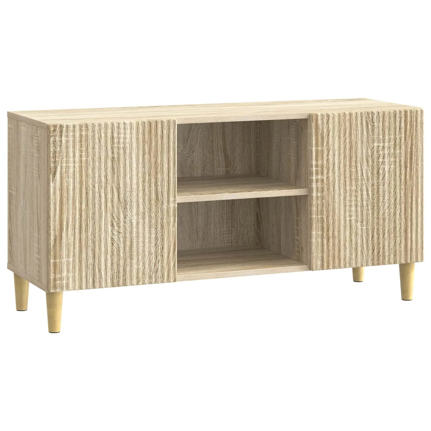 vidaXL TV-Schränk Sonoma-Eiche 102 x 34,5 x 50 cm Holzwerkstoff 894697