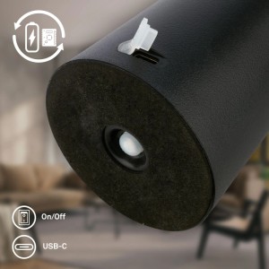 Briloner Akku Tischleuchte Cloud Dimmbar Touch Schwarz