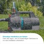 Gardena Gartenpumpe 5000 Silent Set im Einsatz, leise und leistungsstark für die Gartenbewässerung.