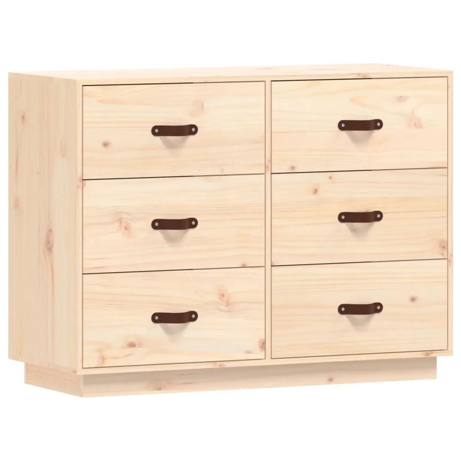 vidaXL Sideboard 100x40x75 cm Massivholz Kiefer 820142