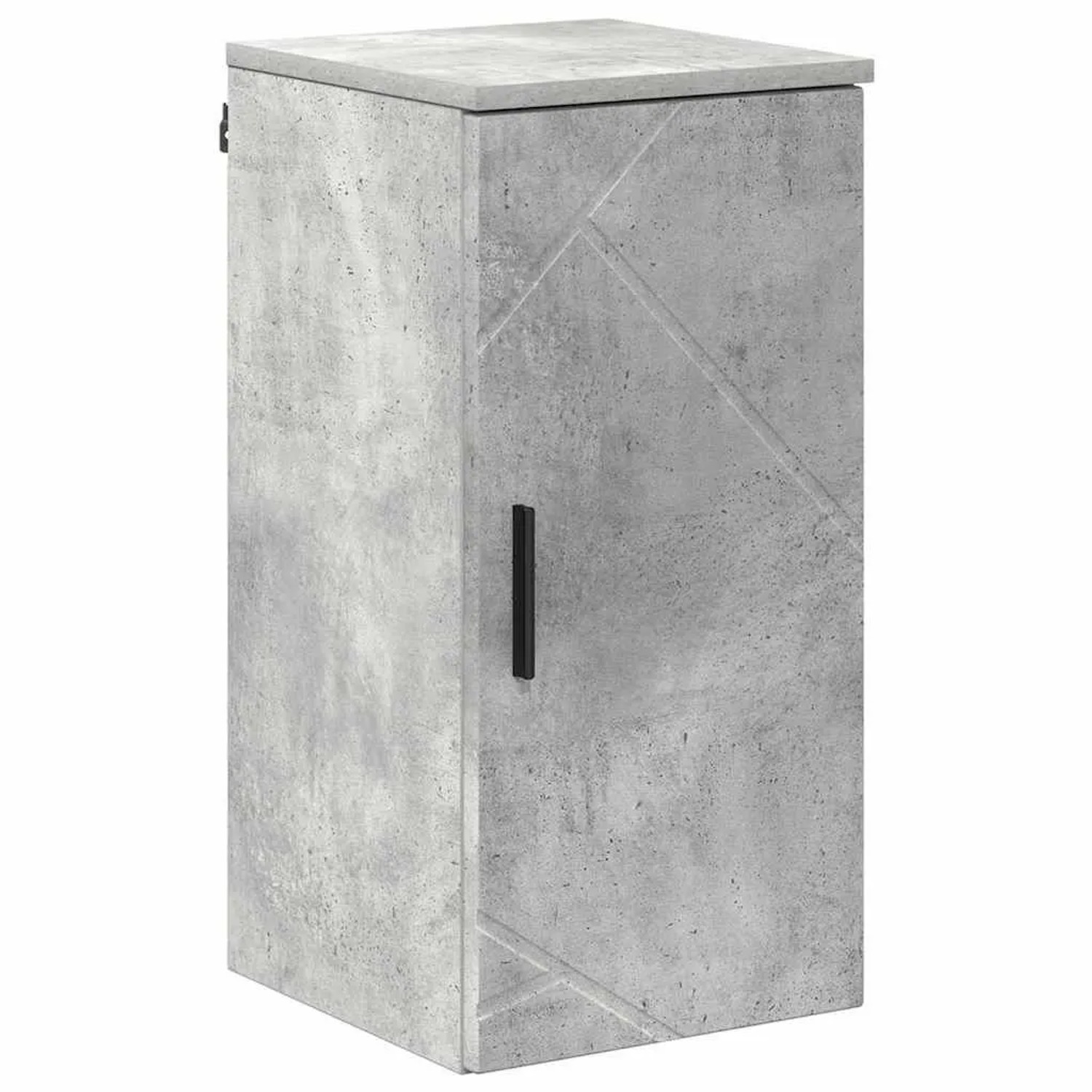 vidaXL Badezimmerschrank Wandmontiert Beton Grau 30 x 31,5 x 61 cm 883347 günstig online kaufen