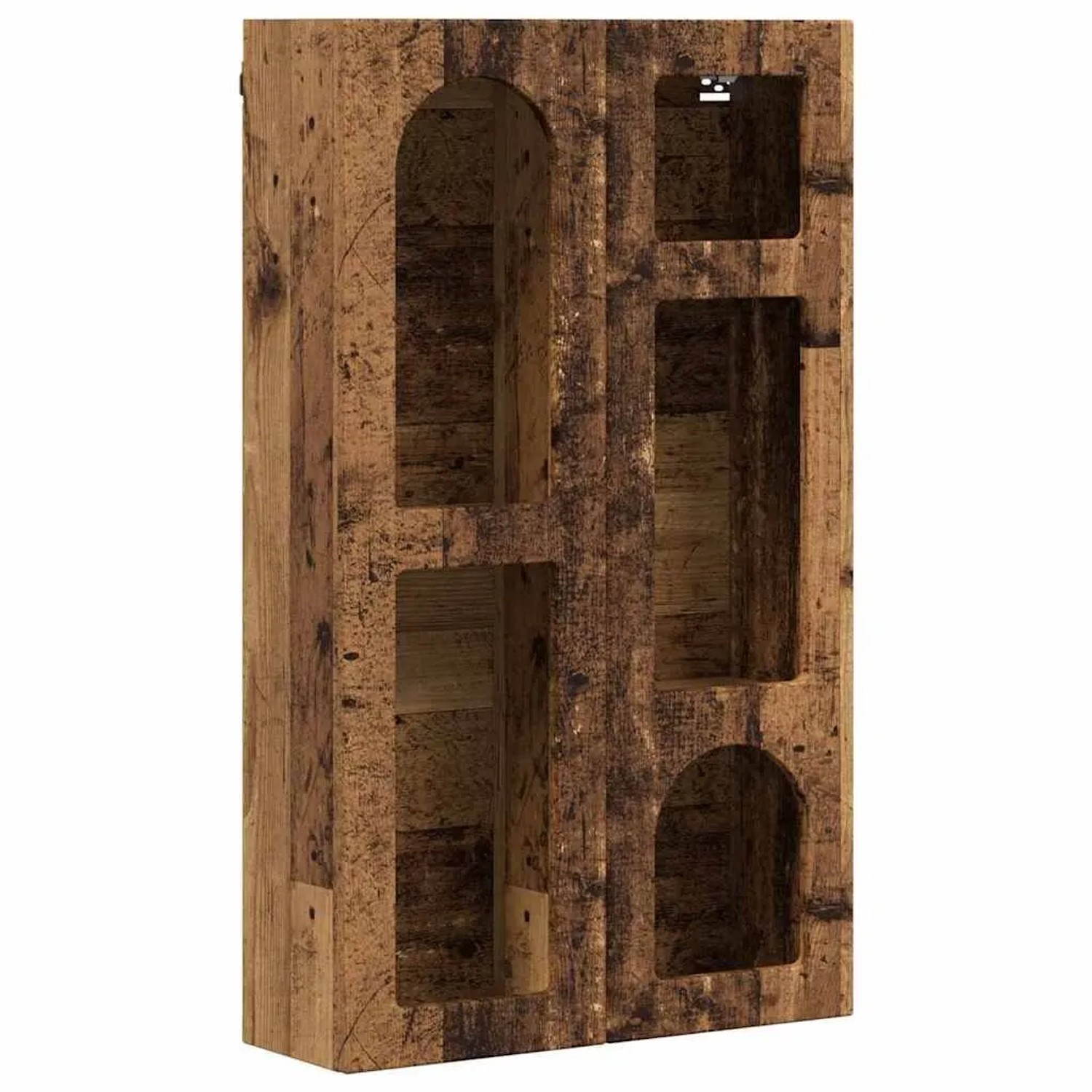 vidaXL Hängeschrank mit Regal Altholz 59 x 20 x 100 cm Holzwerkstoff 891372
